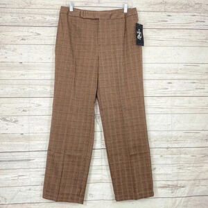Requirements plaid trousers pants flat front
